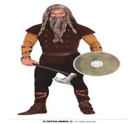 FIESTAS GUIRCA Disfraz de Vikingo Poderoso - Guerrero Valiente para Hombre Adulto Talla M 48-50