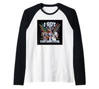 Disfraz Vintage de Gran danés Divertido para niños y niñas, Boba Tea Bubble Camiseta Manga Raglan