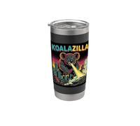 Disfraz vintage de koala Zilla para niños y niñas, Y2K Meme Koalas Vaso térmico de acero inoxidable de doble pared