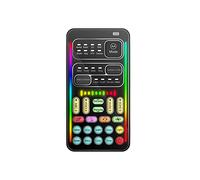 Disfrazador de voz portátil con 8 efectos de sonido y cambios de sonido para teléfono.