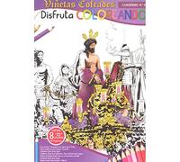 Disfruta Coloreando ViÑetas Cofrades Cuaderno 2