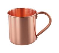 Disfruta de 450 ml de tus bebidas favoritas con esta elegante taza de cobre perfecta para acampar y uso diario