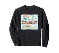 Disfruta de la belleza de las conchas marinas junto a la orilla Sudadera