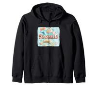 Disfruta de la belleza de las conchas marinas junto a la orilla Sudadera con Capucha