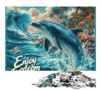 Disfruta de la Libertad Puzzles para Adultos 300 Piezas Cumpleaños Decoración Juego De Rompecabezas Juegos Educativos Stress Relief Toy 300pcs (40x28cm)