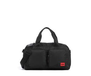 Disfruta de la máxima flexibilidad para viajar con la bolsa de fin de semana HUGO BOSS Ethon 3.0, hecha de poliéster resistente que combina suavidad y durabilidad. Pensada para el hombre moderno, cuen