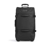Disfruta de la máxima libertad al viajar con esta versátil bolsa de viaje Travelite Bolonia, fabricada con poliéster recubierto resistente que garantiza un uso duradero. Su capacidad de 75 litros y un