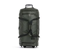 Disfruta de la máxima libertad para viajar con la Eastpak Duffel Pack L, fabricada con poliéster resistente y repelente al agua que aguanta cualquier aventura. Esta bolsa versátil cuenta con tirantes