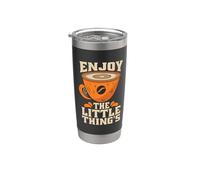 Disfruta de The Little Thing's Coffee Drinkers Barista Espresso Vaso térmico de acero inoxidable de doble pared
