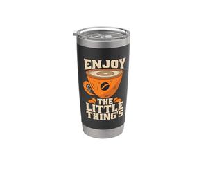 Disfruta de The Little Thing's Coffee Drinkers Barista Espresso Vaso térmico de acero inoxidable de doble pared