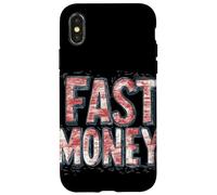 Disfruta del ajetreo con esta apelación de dinero rápido Carcasa para iPhone X/XS