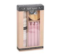 Disfruta del amor propio: kit de baño ritual herbal para curación interior, juego de spa de agradecimiento renovado con sales de baño infundidas de ylang ylang - Herbal Magick Self-Care Bundle