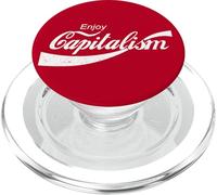 Disfruta del capitalismo para el Empresario Americano PopSockets PopGrip para MagSafe