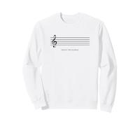 Disfruta del Silencio. para los entusiastas de la música Sudadera