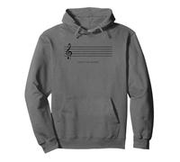 Disfruta del Silencio. para los entusiastas de la música Sudadera con Capucha