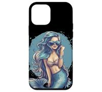 Disfruta del sol con este disfraz de sirena con gafas de sol Carcasa para iPhone 12 mini