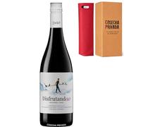 Disfrutando 0,0 Tinto - Juan Gil - Vino Sin Alcohol 0,0% Premium - Sabor Auténtico y Equilibrado - 75 cl (1 x 75 cl, Tinto)