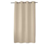 Disfrute de Home con 8 Blackout Cortina Ojales Poliéster Marfil 140x180 cm
