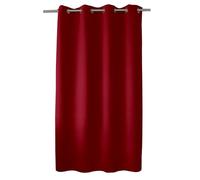 Disfrute de Home con 8 Blackout Cortina Ojales Poliéster Roja 140x180 cm