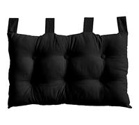 Enjoy Home Disfrute de Inicio 2007 TL070045 - cabecero de la Cama en Tela, 70 x 9 x 45 cm, Tela, Negro, 9 X 45 CM