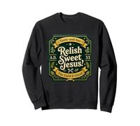 Disfrute del Dulce Sabor de la Iglesia y vea la Comida Cristiana Juego de Palabras Fe Sudadera