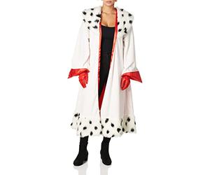 Disguise 101 Dalmatians Animated Womens Cruella Jacket Deluxe Fancy Dress Costume Large