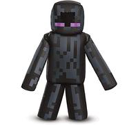 DISGUISE 105119-15L Disfraz inflable Enderman, para niños, negro, talla infantil