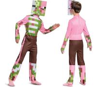 Disguise 108829K-15L - Disfraz de Zombie Pigman para niños, disfraz de Minecraft para Halloween, para niños, multicolor