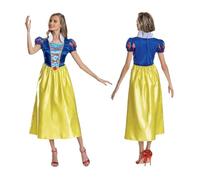 Disguise 158369B-EU - Disfraz de princesa Disney Basic Plus para adultos (UE), diseño de Blancanieves, para mujer, multicolor, talla M