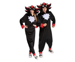 Disguise 162059STD-20L SHADOW MOVIE ADULT - Disfraz y accesorios de Sonic unisex, negro, L/XL