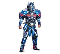 Disguise 22462D - Disfraz de lujo 5 para hombre, de Transformers, Optimus Prime, para adultos, talla XL, color azul