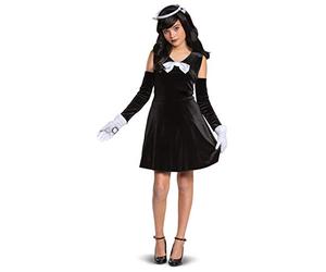 Disguise 87989G-15L - Disfraz de Alice Bendy and The Ink Machine para niña, color negro