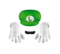 Disguise Accesorio para Disfraz Super Mario Kit Luigi 4 Piezas