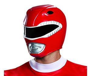 Disguise Adult Red Ranger Helmet Standard