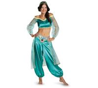 Disguise Aladdin Animated Women's Jasmine Prestige Fancy Dress Costume X-Small
