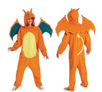 Disguise Charizard Deluxe 192995042353 - Disfraz de Pokemon para adulto, color naranja