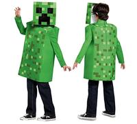 DISGUISE Creeper Kids Minecraft DISK65642L - Disfraz clásico de Mojang para niños, verde, pequeño, S