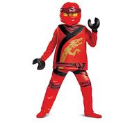 Disguise Deluxe Disfraz Ninjago Rojo Niño, Disfraz Ninjago Niño Kai, Disfraz Ninja Rojo Niño, Disfraz Ninja Niño, Disfraz Lego Niño, Ninjago Disfraz Niño, Disfraz Halloween Niño Talla S