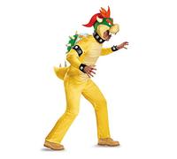 Super Mario Bros- Deluxe Nintendo Bowser Disfraz, Dibujo Animado, Color, XX-Large (Disguise DIS85174C)