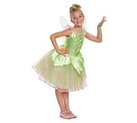 Disguise Disfraz Campanilla Niña, Hada Verde Disney, Disfraces Bosque para Carnaval y Halloween, 3-4 años