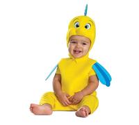 Disguise Disfraz clásico animado Flounder, disfraz oficial de La Sirenita, talla infantil (3T-4T)