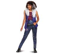 Disguise Disfraz de hombre lobo de Willa, disfraz de personajes de Disney Zombies-2, traje de lobo inspirado en películas para niños, talla clásica para niños, talla M (7-8), azul (103849K)