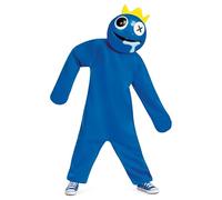 Disguise Disfraz de Poppy Playtime Rainbow Friends, licencia oficial de Poppy Playtime, disfraz azul de mejores amigos arcoíris para niños, ideal para juegos imaginativos y disfraces