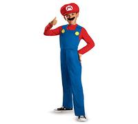 Nintendo DISK73689K - Disfraz clásico de Super Mario Brothers, para niños, talla M