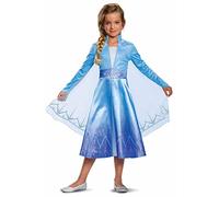 Disguise Disney Oficial Deluxe - Disfraz Frozen Niña, Disfraz Elsa Frozen Niña, Vestido Elsa Frozen Niña, Elsa Frozen Disfraz Niña, Disfraz Niña Frozen, Disfraz Carnaval Niña Talla XS
