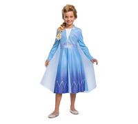Disguise Disfraz Elsa Frozen Niña, Vestido Princesa, Disfraces para Carnaval y Halloween, 7-8 años