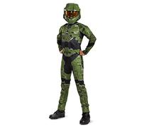 Disguise Disfraz Halo Niño Master Chief, Disfraz Militar para Carnaval y Halloween, Disfraces Niños Clásicos, M