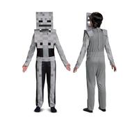Disguise Disfraz Minecraft Niño Esqueleto Clásico, Disfraz Esquelto Minecraft Niño, Disfraz Esqueleto Niño, Disfraz Halloween Niño Talla M
