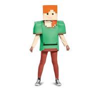 Disguise Oficial Clásico - Disfraz Minecraft Niño, Disfraz Alex Minecraft Niño, Disfraz Videojuego Niño, Disfraz Carnaval Niño Halloween Talla M
