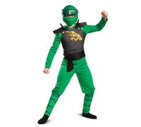 Disguise Disfraz Ninjago Niño Verde, Disfraces Lego Ninja para Carnaval y Halloween, S